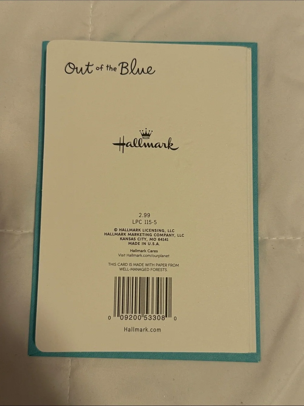 Hallmark brand new